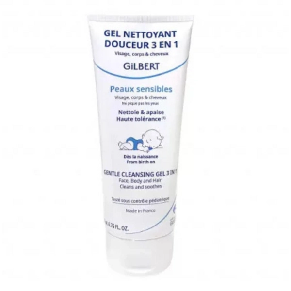 xx Gilbert Gel Nettoyant Douceur 3 en 1 Bebe 200ml