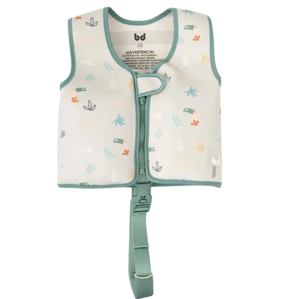 Gilet de natation bébé anti-UV UPF 50+ Bimbidreams Vert
