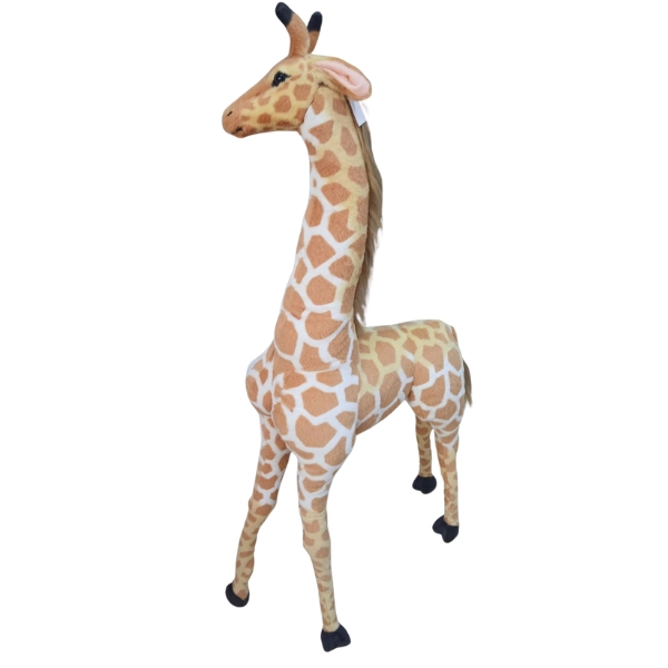 Girafe en Peluche Géante Jouet Doux et Décoratif pour Enfant 135 cm