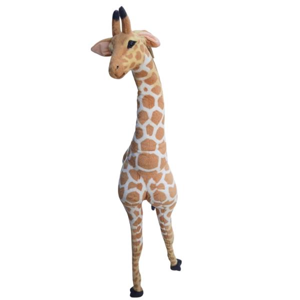 Girafe en Peluche Géante Jouet Doux et Décoratif pour Enfant 135 cm