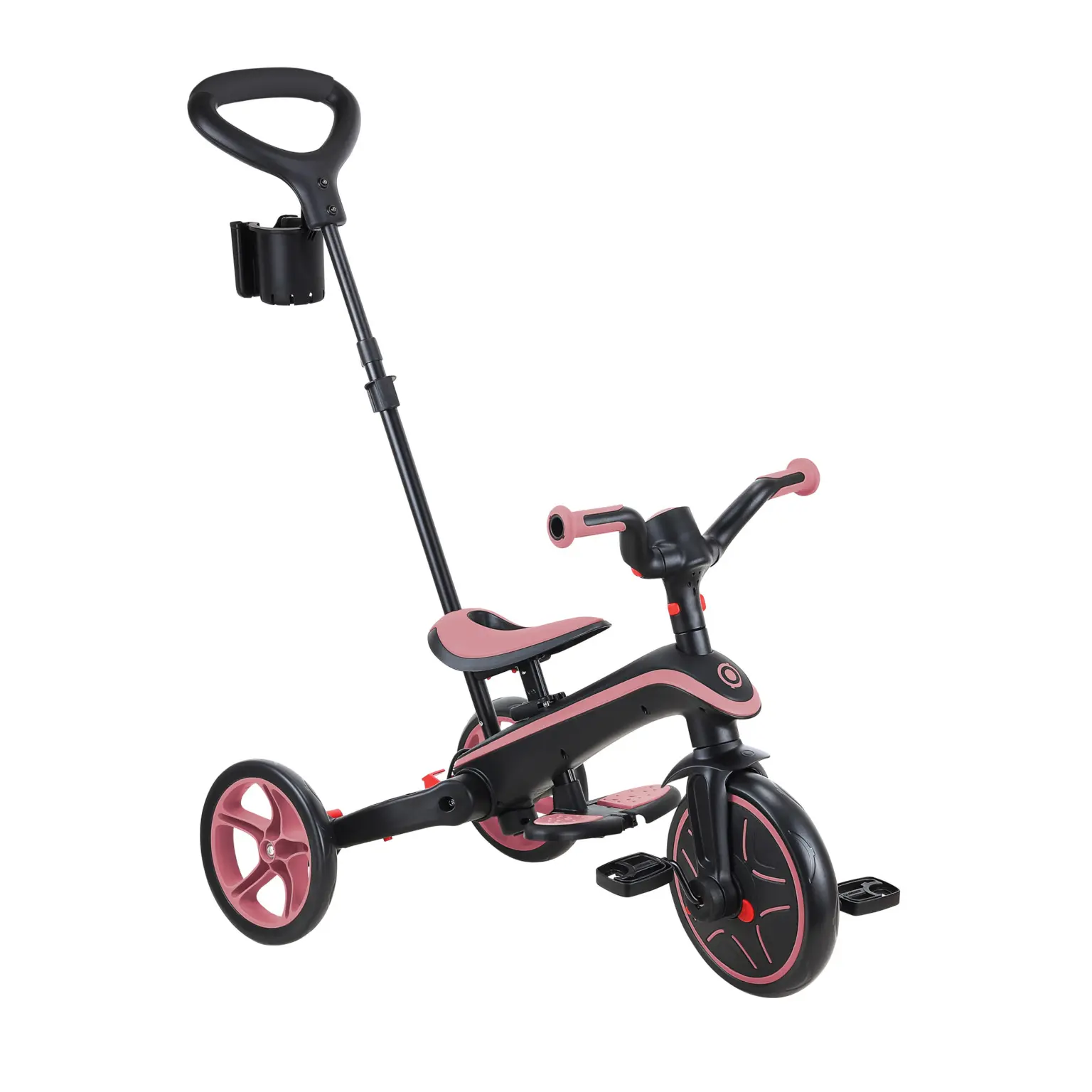 Globber Tricycle Explorer 4en1 Évolutif Rose (10 mois à 5 ans)