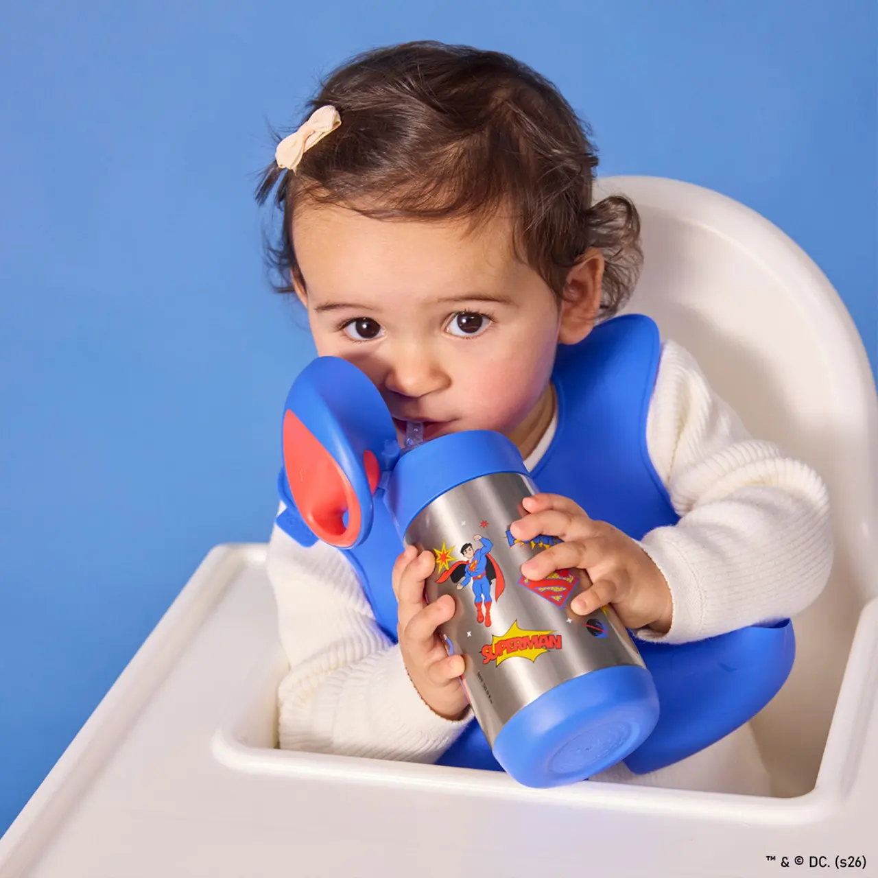 Gourde Enfant b.box Superman 350 ml – Isotherme en Inox