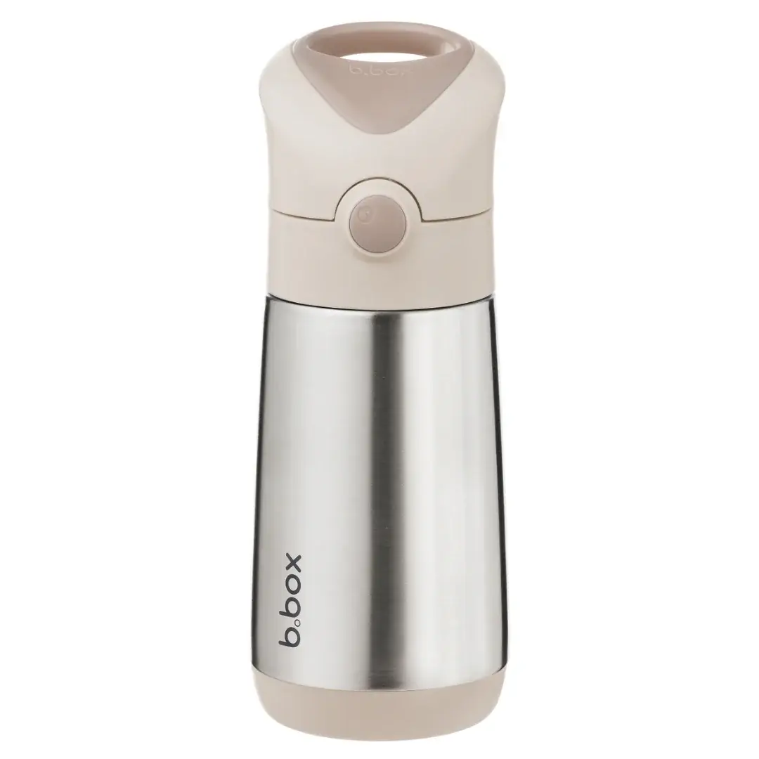 Gourde Isotherme b.box 350 ml avec Paille pour Enfant – Acier Inoxydable