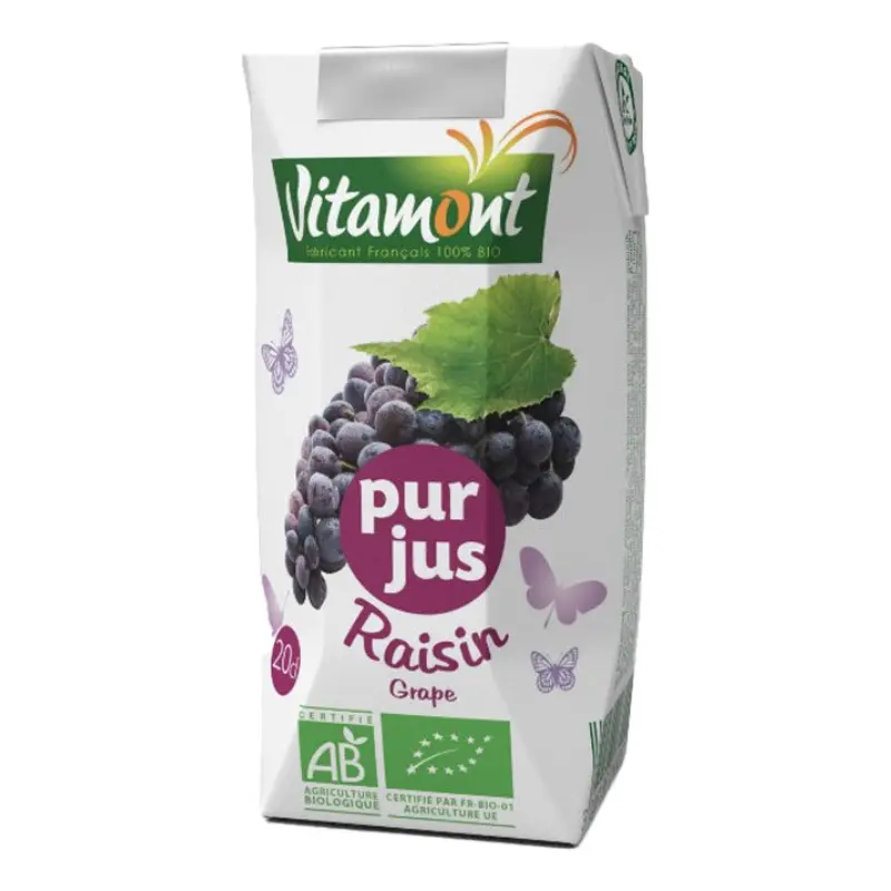 xx Jus de raisin rouge bio - 20cl