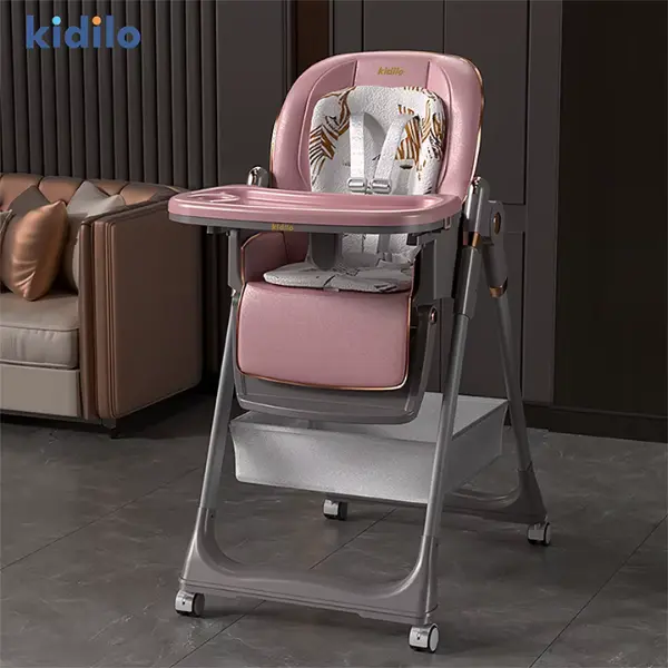 Kidilo Chaise Haute Évolutive 8155 Rose