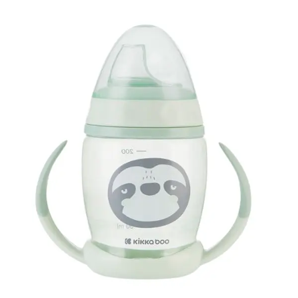 Kikkaboo Gobelet PP 200ml Happy Face Vert
