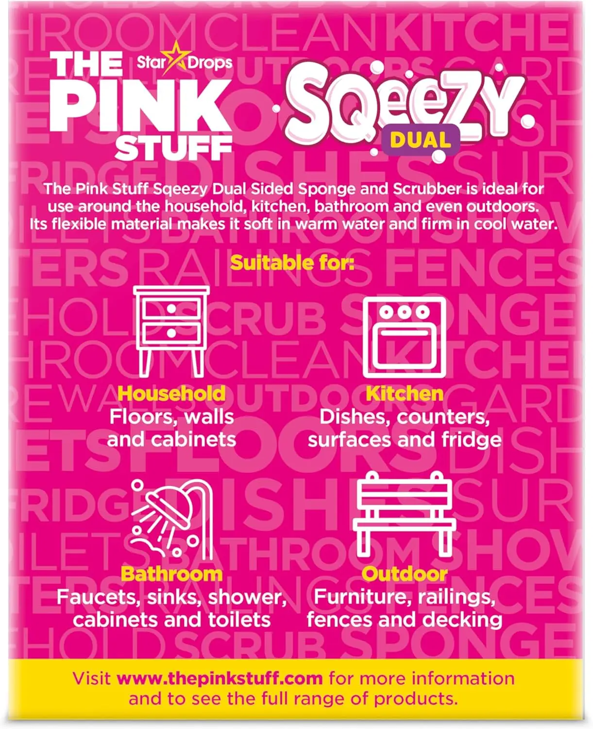 La pâte Pink Stuff 850g et le kit Squeezy