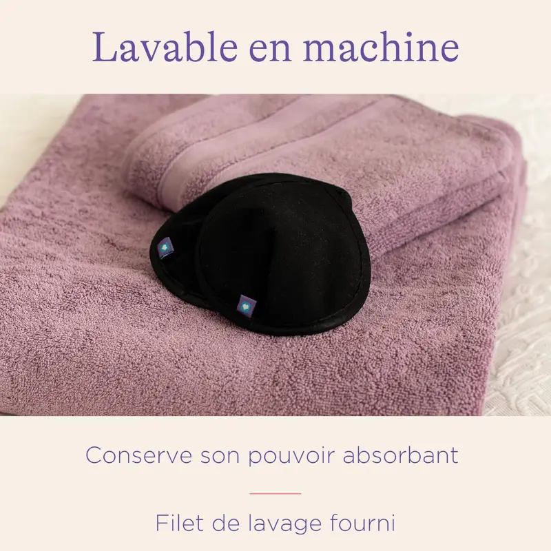 Lansinoh Coussinets d'allaitement lavables couleurs 8 pièces