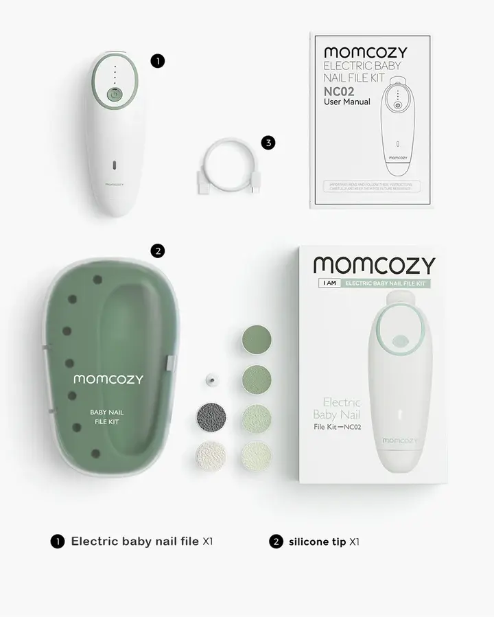 Lime à ongles électrique pour bébé Momcozy - Silencieuse