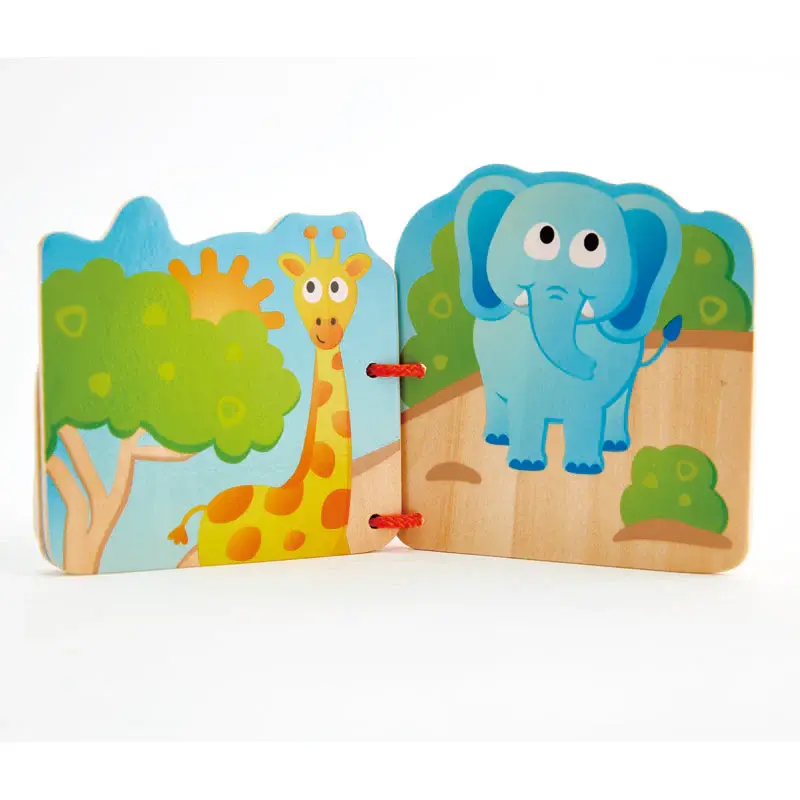 Livre pour bébés animaux sauvages Hape