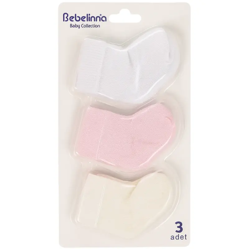 xx Lot de 3 Paires de Chaussettes Bébé Douces et Confortables