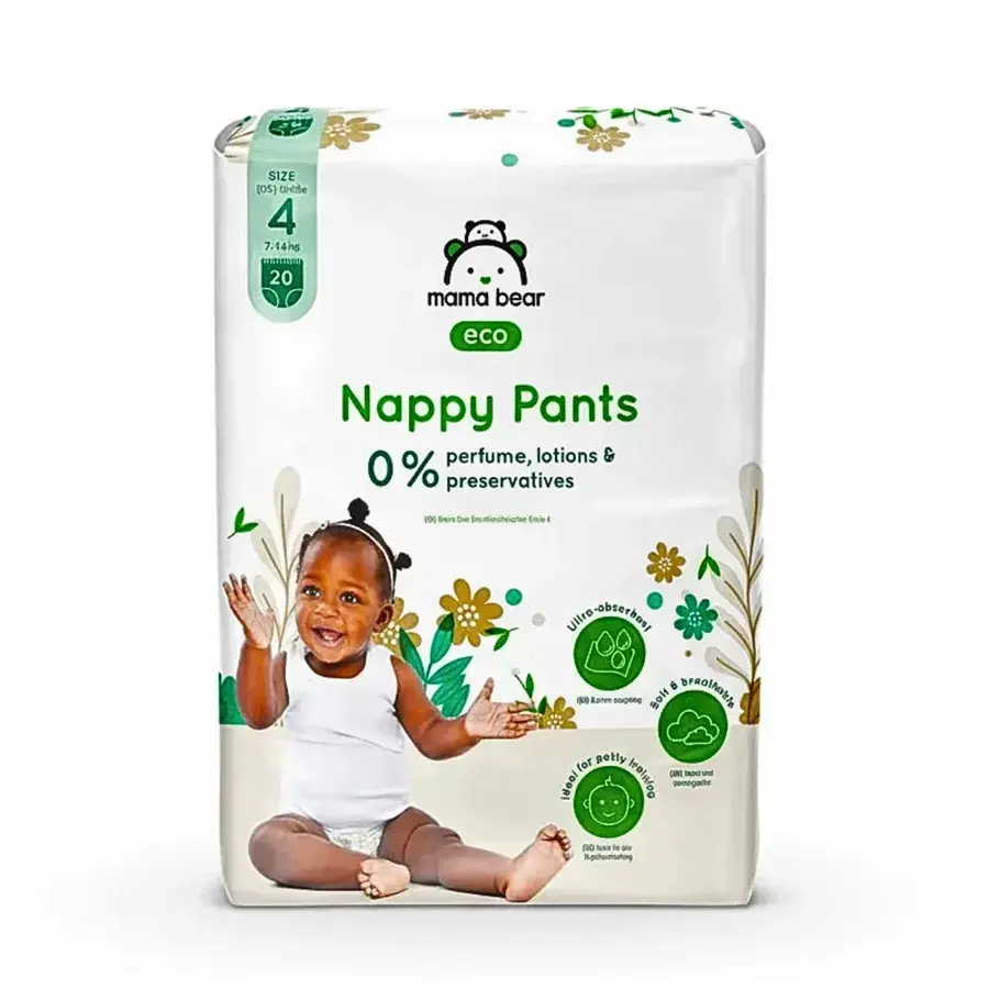 Mama Bear Couches Culottes Taille 4 (7-14Kg) – 20 Unités