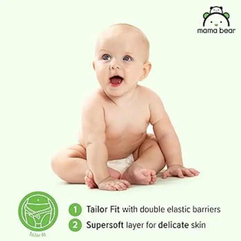 Mama Bear Eco Couche Bébé Taille 2 (3-6 kg) – 30 Pièces