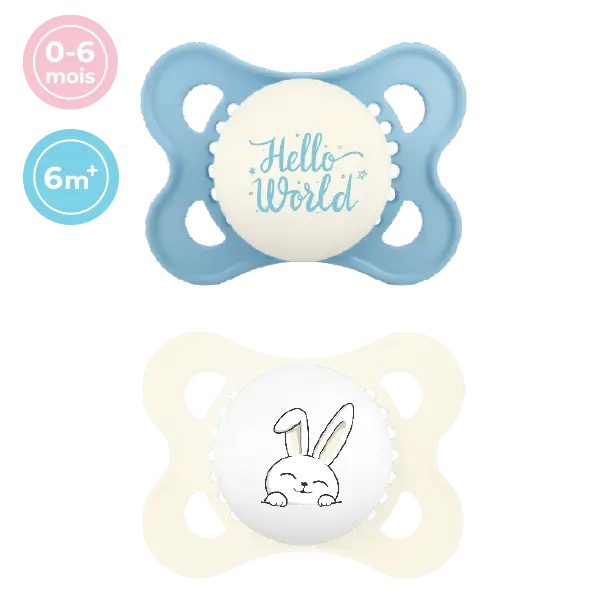 xx Mammia Sucette Physiologique HAPPY DREAM 6M+ Boîte de 2