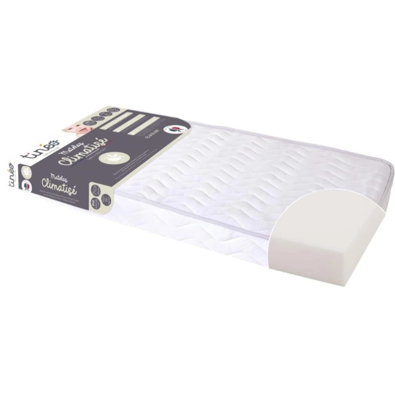 Matelas bébé 70x140cm Climatisé – Tinéo