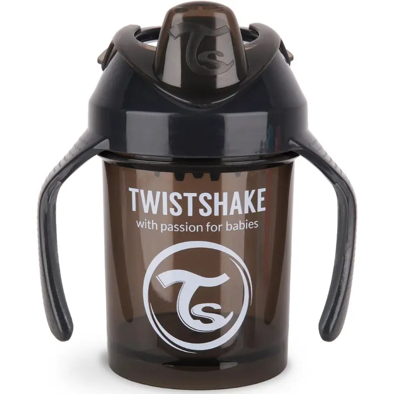 xx Mini gobelet anti-fuite Twistshake 230 ml - 4M+ - Noir