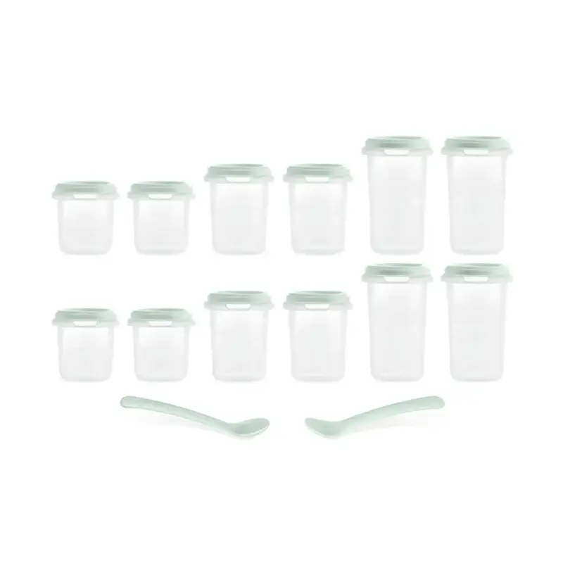 Miniland Set de 12 Pots de Conservation Mint