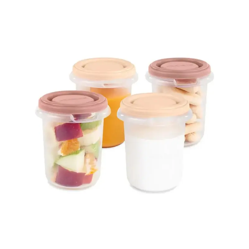 xx Miniland Set de 4 Pots de Conservation Valencia - 250 ml