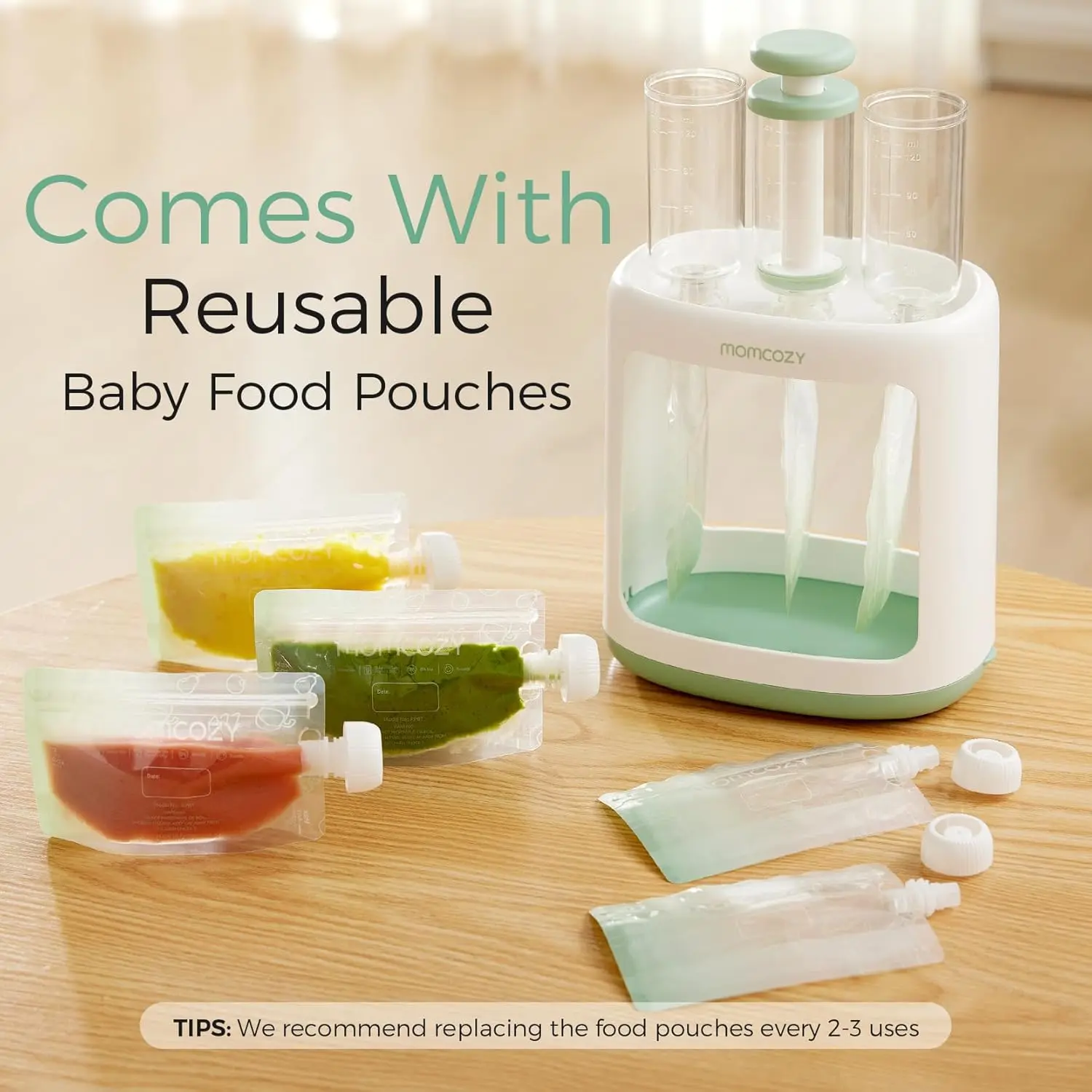 Momcozy Machine à purer les aliments pour bébé