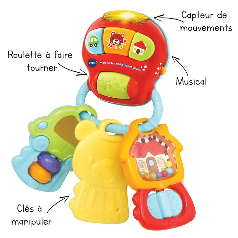 Mon hochet p'tites clés magiques