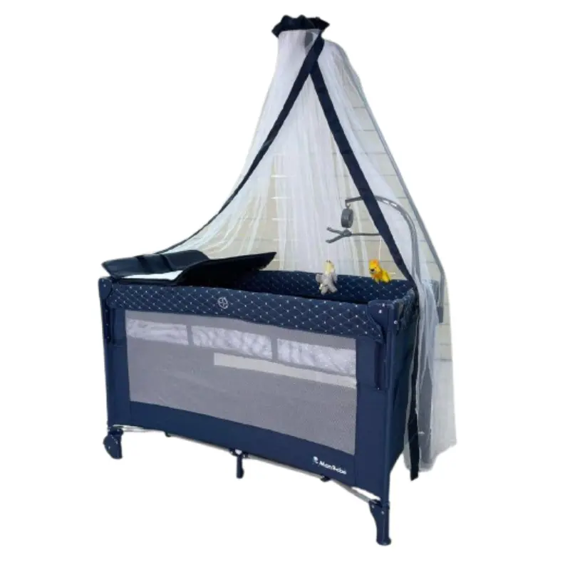 xx Monbebe Lit Parc Cododo 3 en 1 Bleu