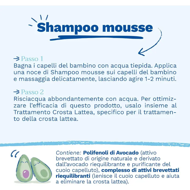 Mustela Shampooing Mousse pour Croûtes de Lait 150ML