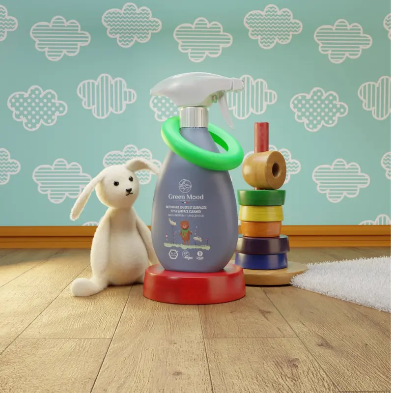 Nettoyant pour jouets et surfaces GREEN MOOD BABY 500 ml
