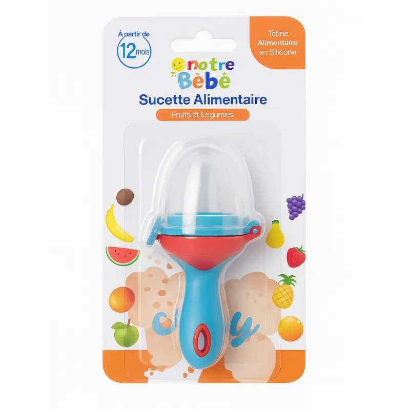 Notre Bebe Sucette Alimentaire Fruits & Légumes +12m deuxième âge