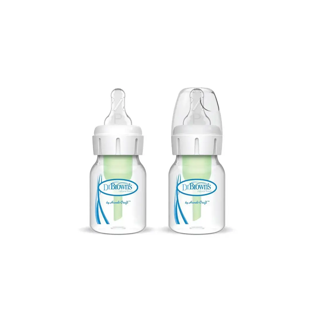 xx Pack 2 Biberons anti-coliques Col étroit 60ml avec Tétine Prématuré