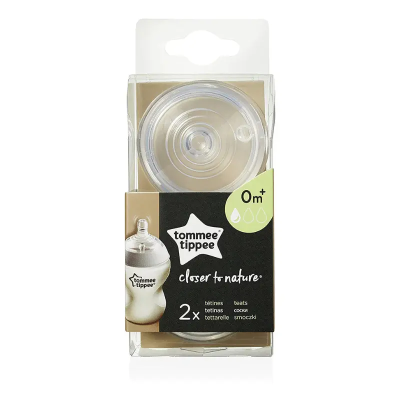 xx Pack de 2 Tétines 0 m et plus- Tommee Tippee
