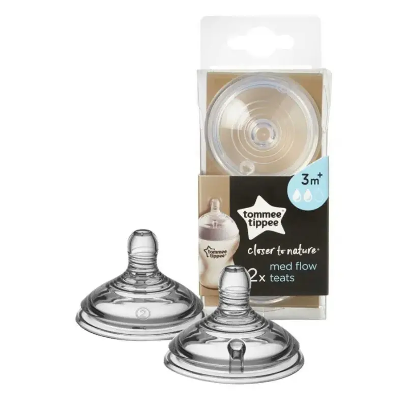 xx Pack de 2 Tétines Débit moyen – Tommee Tippee