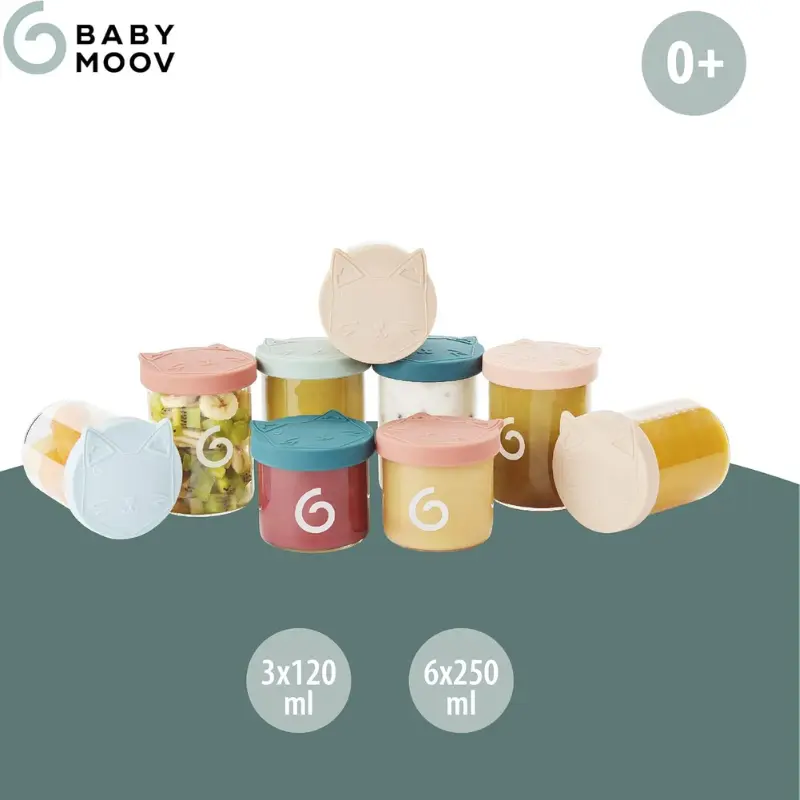 Pack de 9 Bols ISY Babymoov 6x250ml + 3x120ml