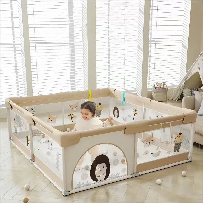 Parc de jeux bébé pliable 200cm x180 cm Vert
