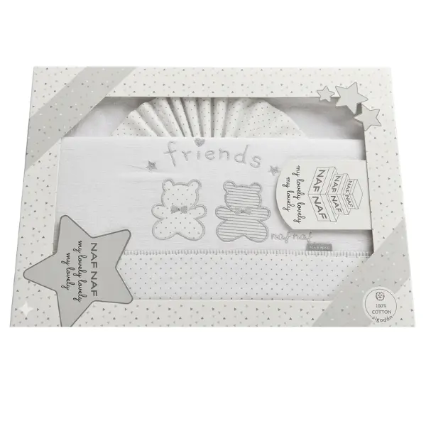 xx Parure de Lit Bébé NAF NAF en Coton - Friends