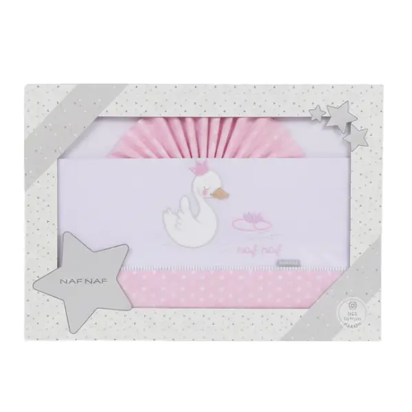 xx Parure de Lit Bébé NAF NAF Rose