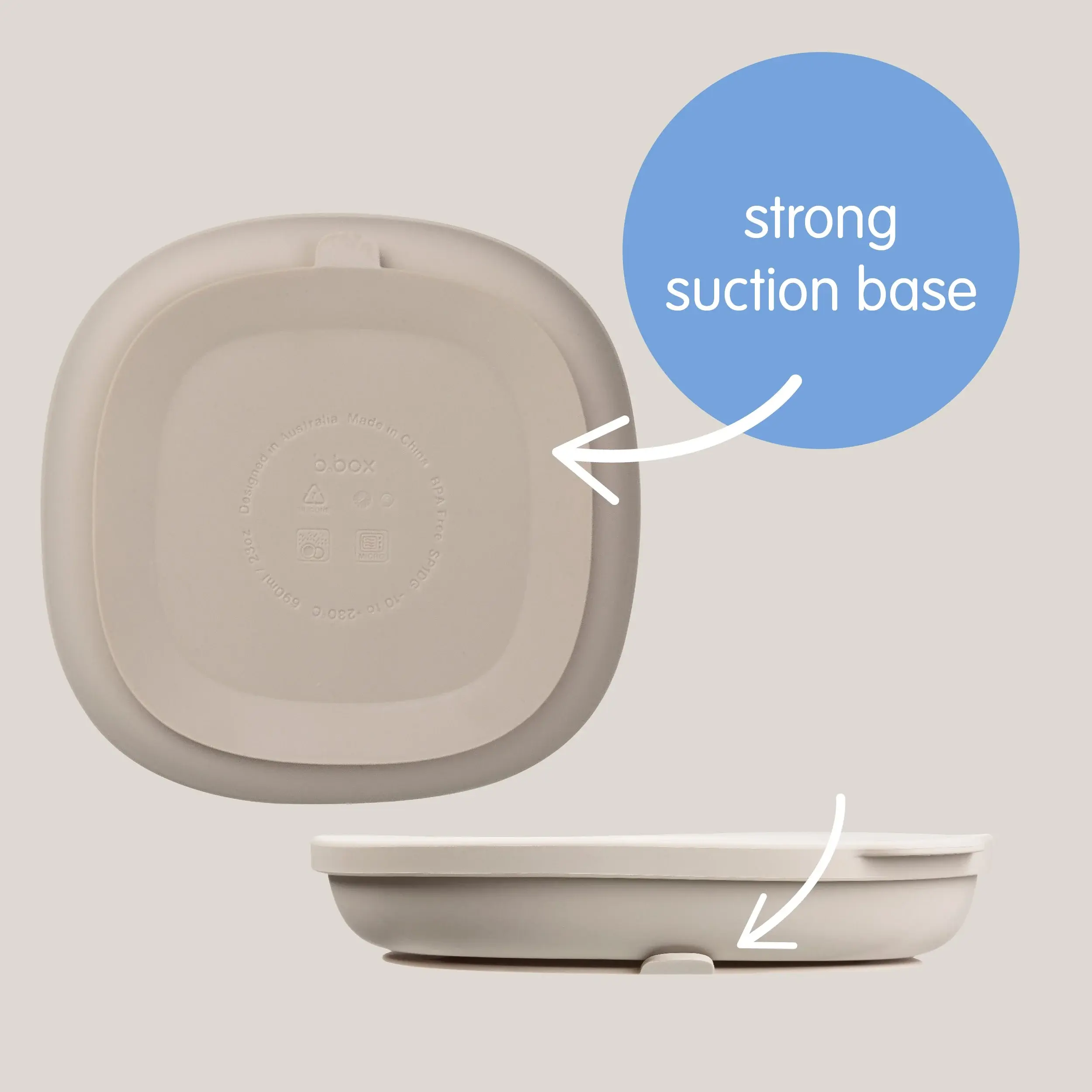 Plaque en silicone + couvercle - latte bbox