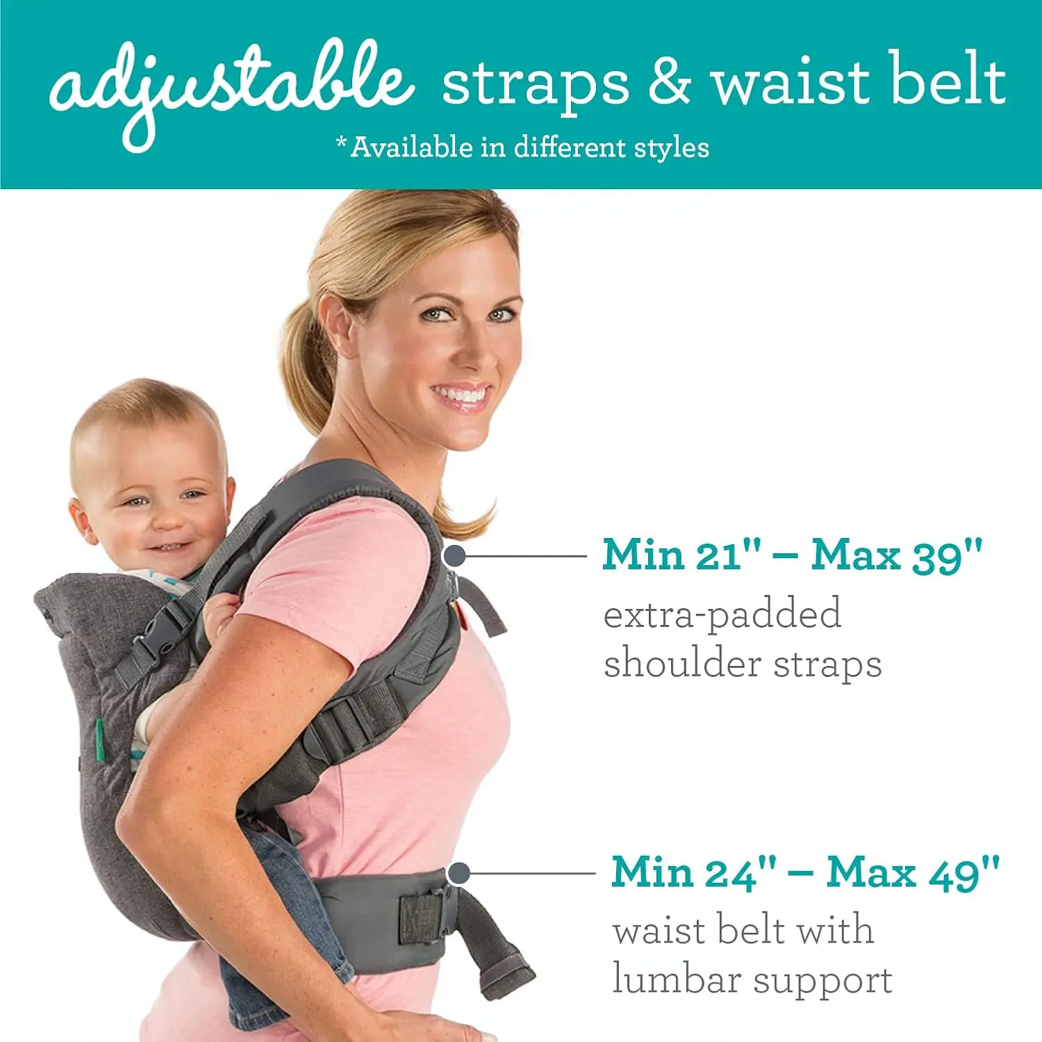 Porte-bébé convertible 4 en 1 Infantino Flip