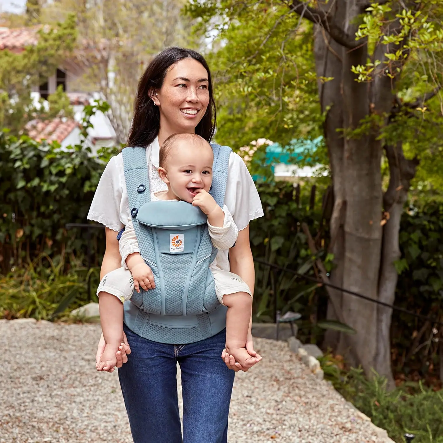Porte-bébé ergonomique Ergobaby Omni Breeze - Bleu ardoise