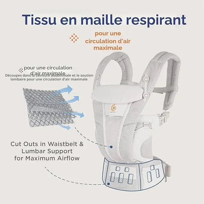 Porte-bébé Omni Breeze - Gris graphite