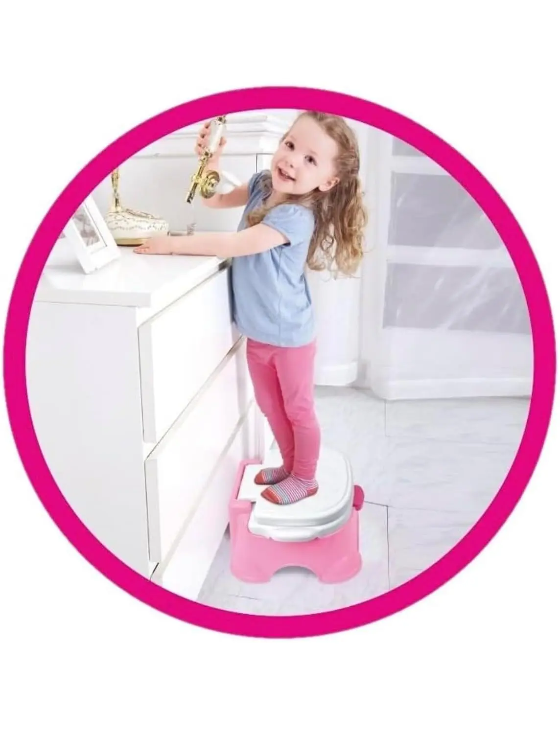Pot musical 3 en 1 - Rose