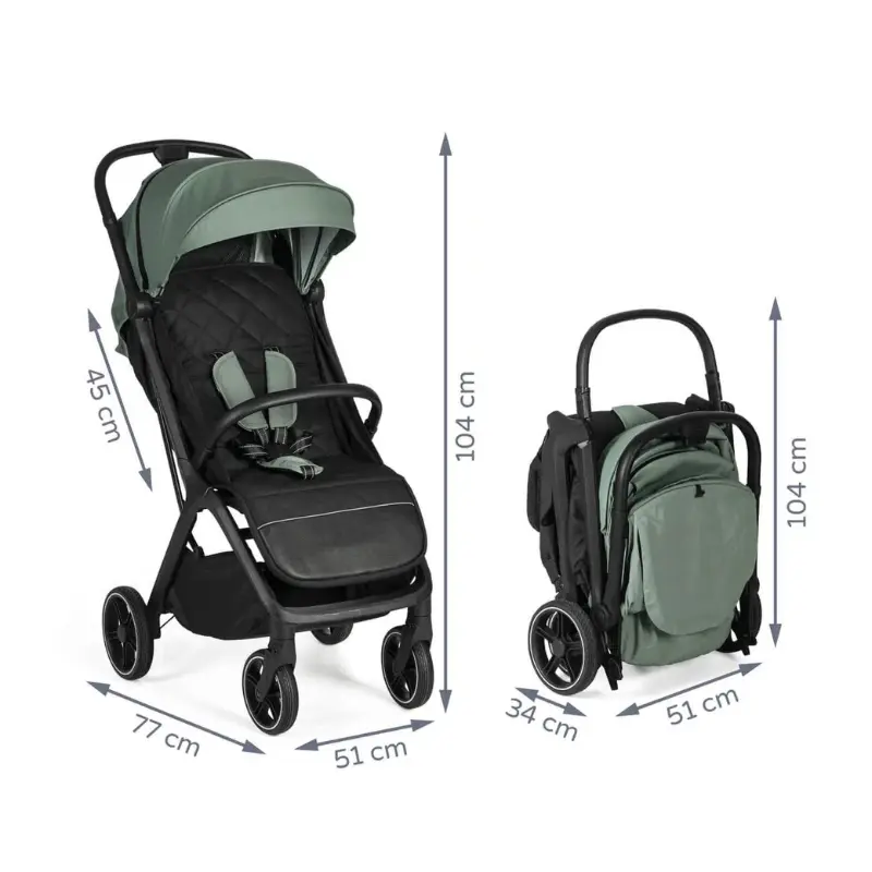Poussette iWalk Verte – Innovaciones MS