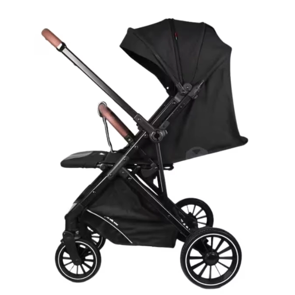 Poussette valise réversible avec cache pieds et Sac 6530 Kidilo - Bleu