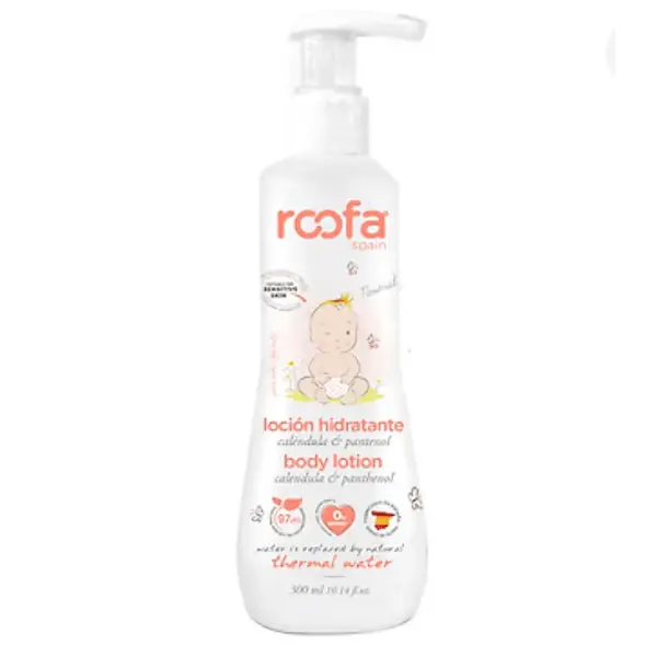 xx Roofa Lait Corporel Hydratant bébé au calendula et panthénol 300ml