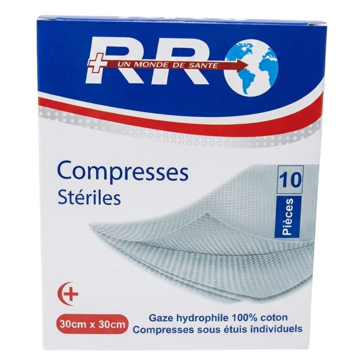 RR Compresse Steriles 30 x 30 10 Pieces