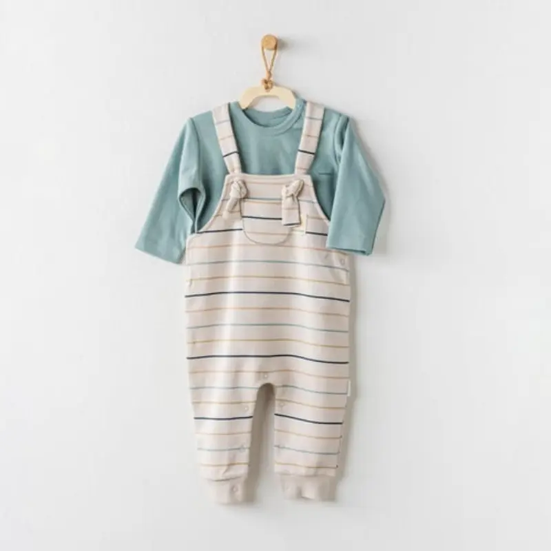 xx Salopette rayée turquoise Andywawa 24083