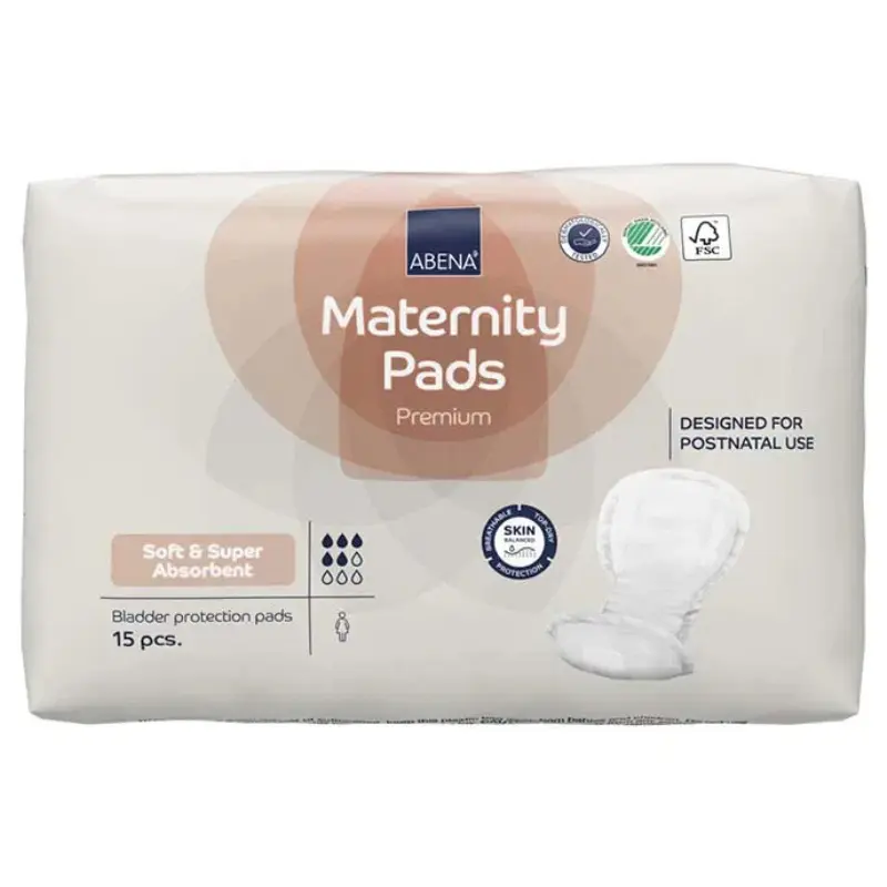 Serviettes Maternité ABENA – Protection Post-Partum Ultra Absorbante