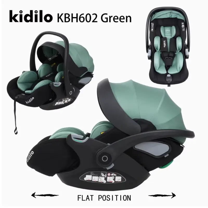 xx Siège Auto Bébé Nouveau-né Kidilo KBH602 – Vert
