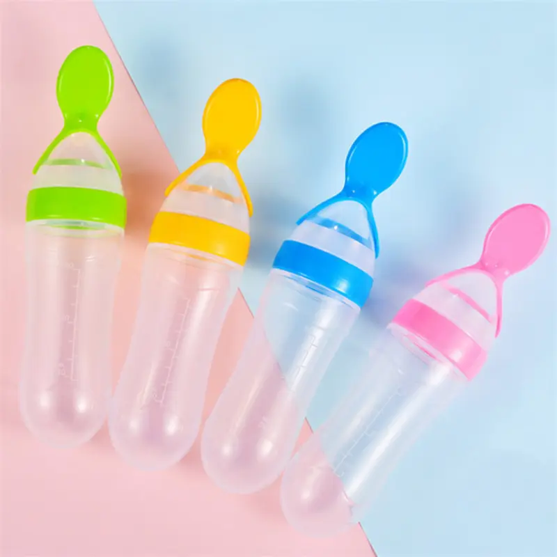 Silicone Biberon A Cuillère Transition De L’Alimentation