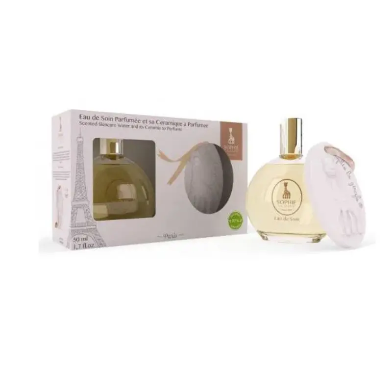 Sophie La Girafe Coffret Eau de Soin parfumée 50ml et sa céramique à parfumer