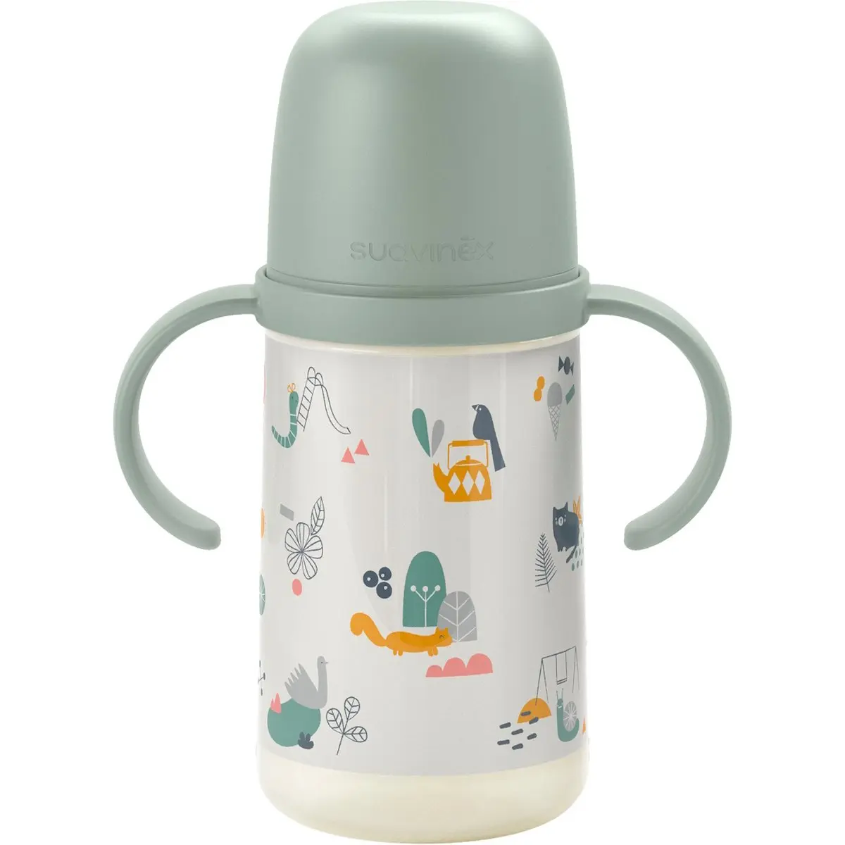 xx Suavinex A Walk In The Park Vert Gourde 270 ml avec Poignées